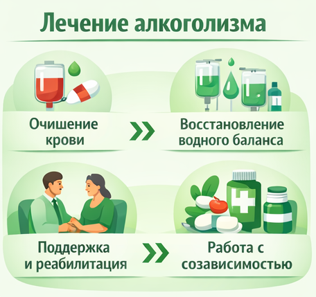 лечение алкоголизма в Елабуге этапы